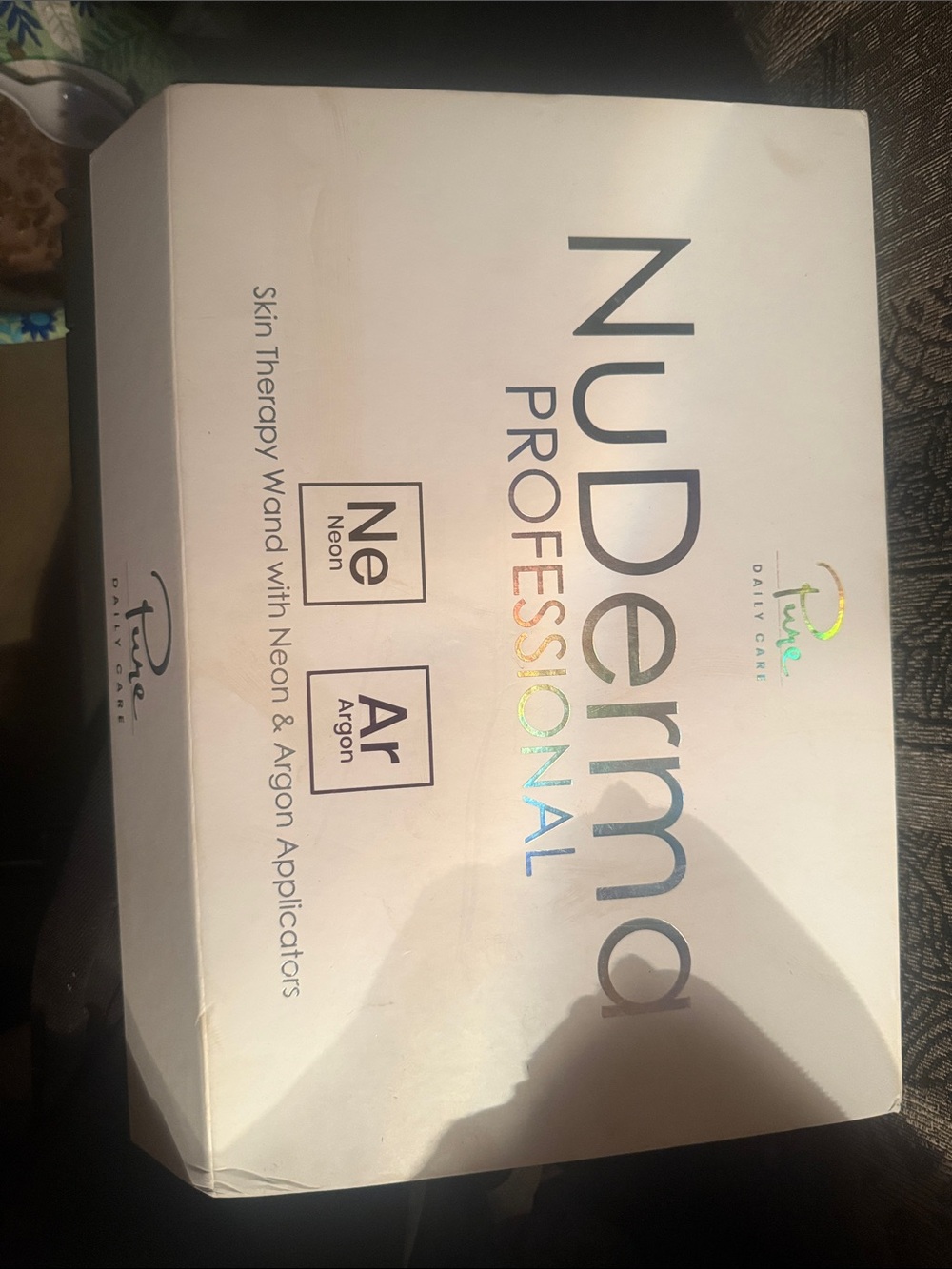 NuDerma Professional Skin Therapy Wand Box - White